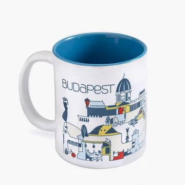 Budapest bögre-kék