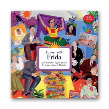 Dinner with Frida jogsaw puzzle box cover