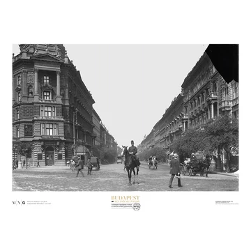 Andrássy út, 1912 plakát