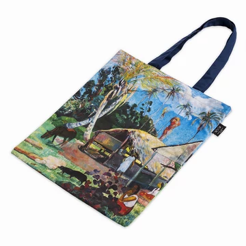Gauguin - Fekete sertések vászontáska