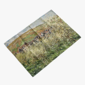 Claude Monet: Virágzó szilvafák konyharuha