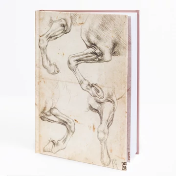 Leonardo, Lóláb-tanulmányok A5 notesz