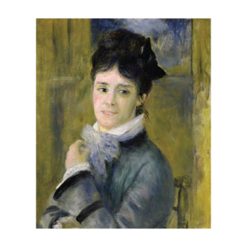 Renoir, Claude Monet feleségének portréja képeslap
