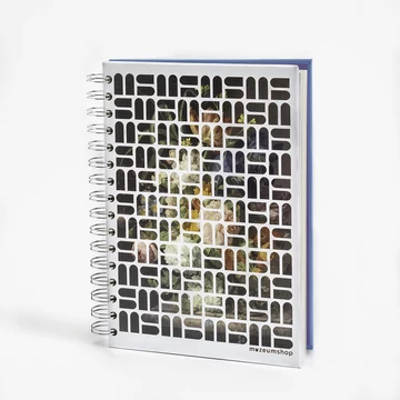 Josef Lauer: Virágcsendélet spirálfüzet - MúzeumShop logó, borító