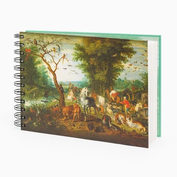 Jan Brueghel - Paradicsomi táj állatokkal spirálfüzet
