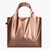 LOQI táska - Metallic, Matt Rose Gold