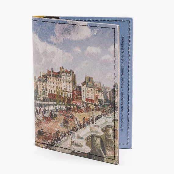 Pissarro, A Pont-Neuf - bőr kártyatartó