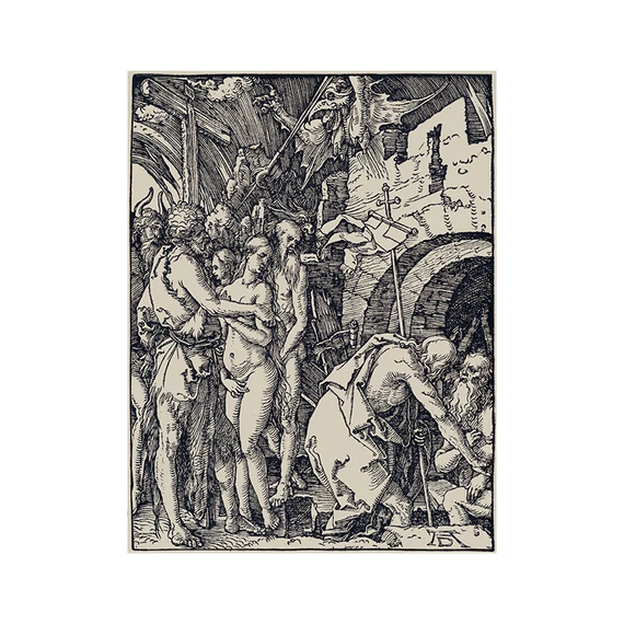 Albrecht Dürer, Krisztus a Pokol tornácán képeslap