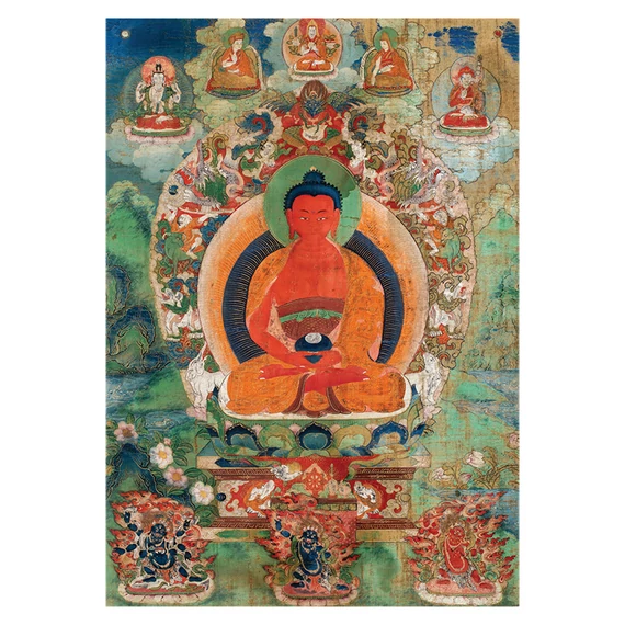 Amitábha Buddha képeslap