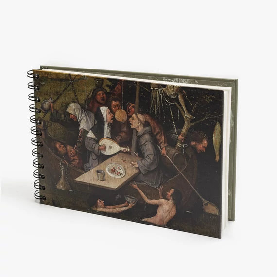 Bosch, Bolondok hajója spirálfüzet eleje