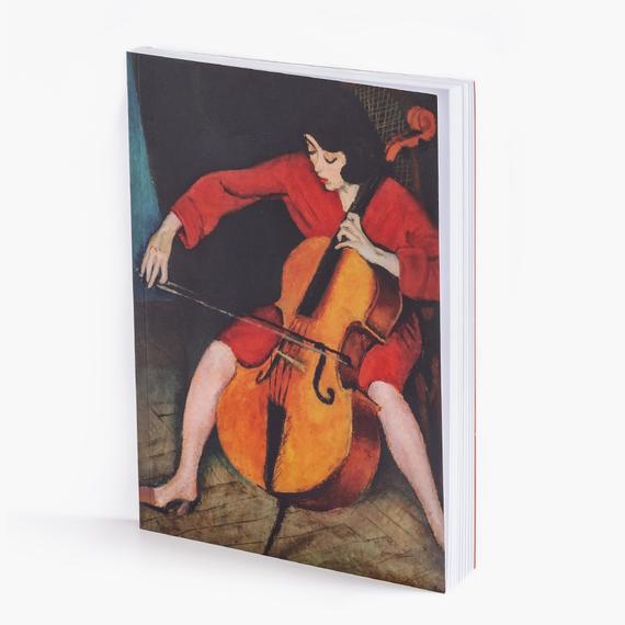 Berény Róbert, Csellózó nő A/5 notesz