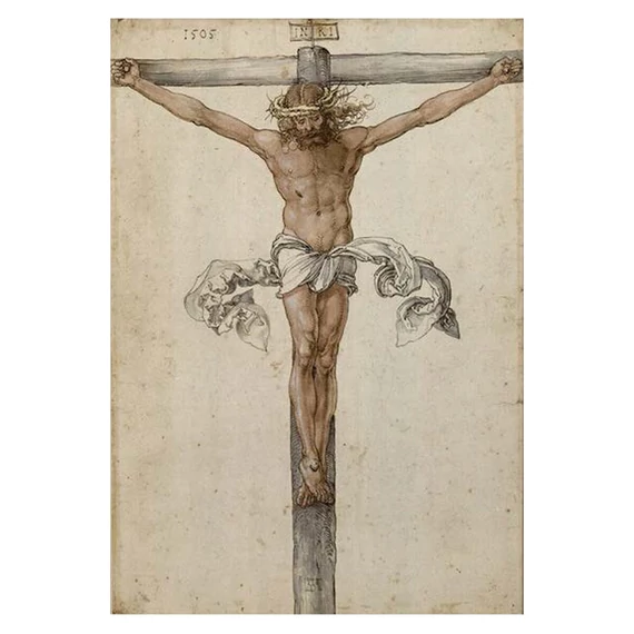 Albrecht Dürer, Krisztus a kereszten képeslap