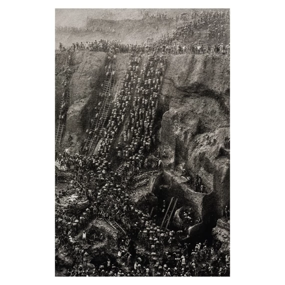 Sebastião Salgado, Aranybánya, Serra Pelada képeslap