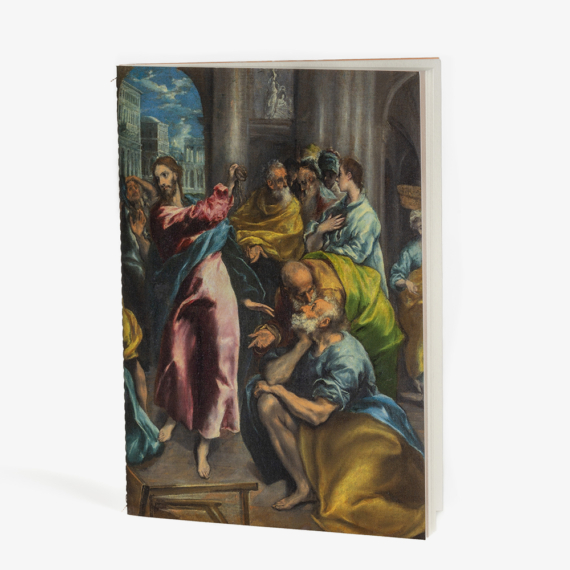 El Greco, A kufárok kiűzése a templomból varrott füzet