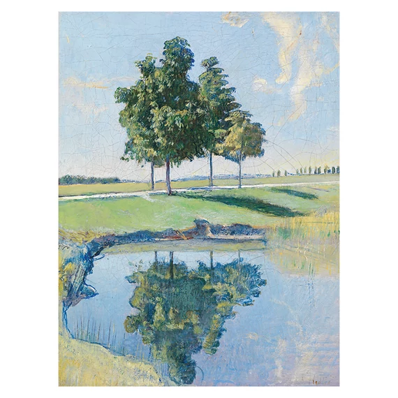 Ferdinand Hodler: Gesztenyefák képeslap
