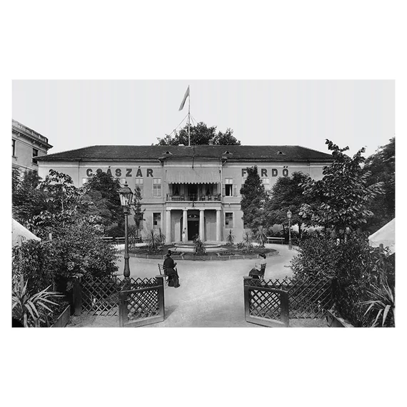 Császár fürdő, 1906 képeslap