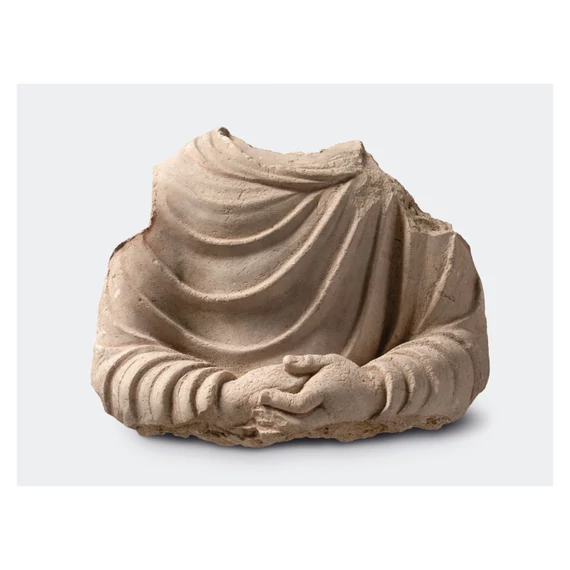 Meditáló Buddha töredéke képeslap