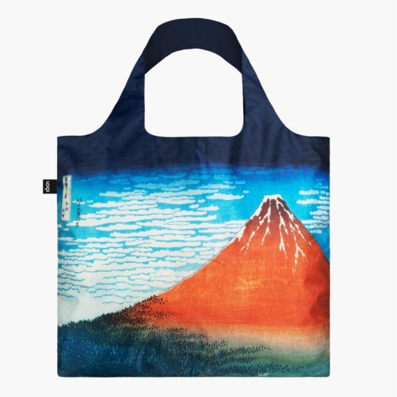 LOQI táska - Hokusai, Red Fuji, Mountains in Clear Weather