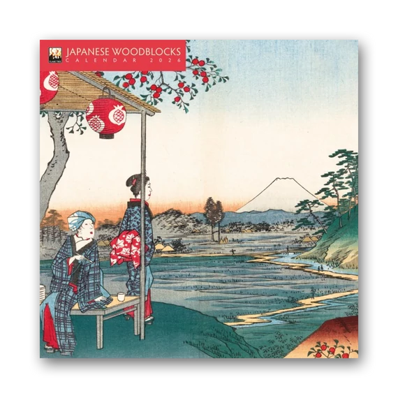 Japanese Woodblocks mini falinaptár 2026 borító