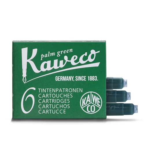 Kaweco tintapatron, palm green