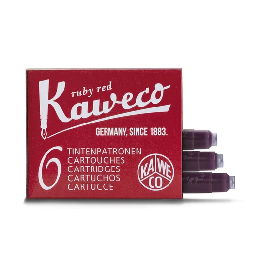 Kaweco tintapatron, ruby red
