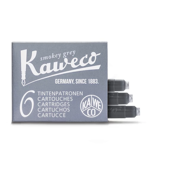 Kaweco tintapatron, smokey grey