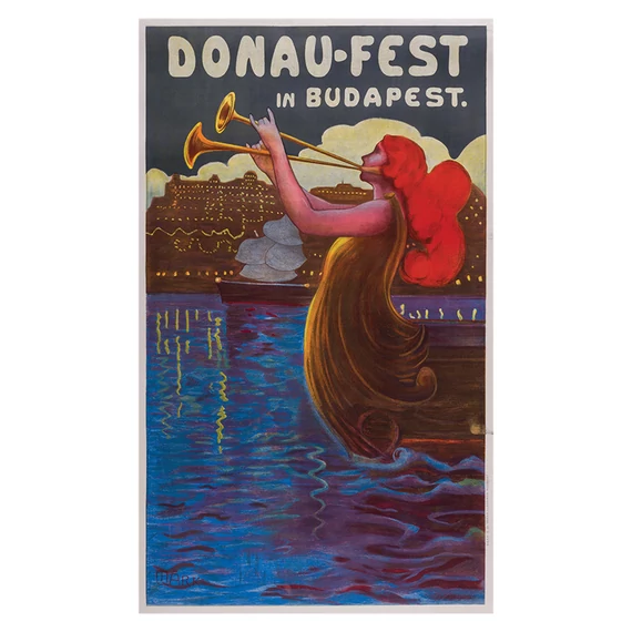 Márk Lajos, Donau Fest in Budapest képeslap