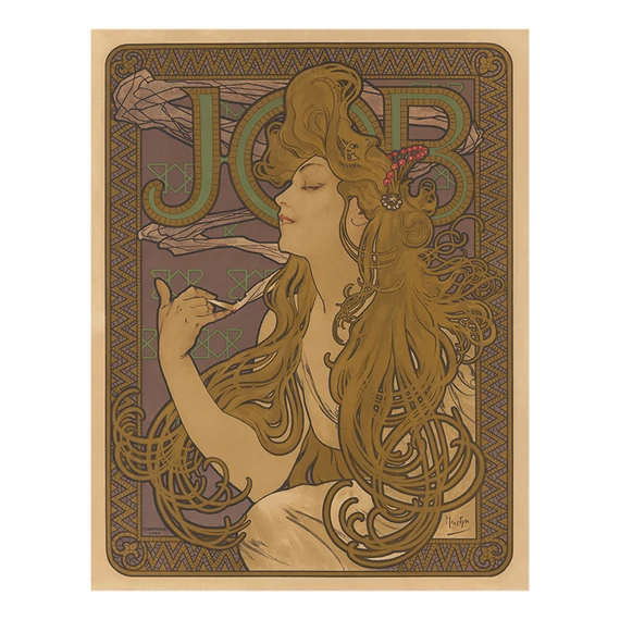 Alfons Mucha, JOB képeslap