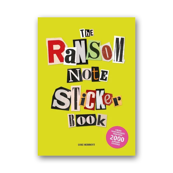 The Ransom Note Sticker Book cover