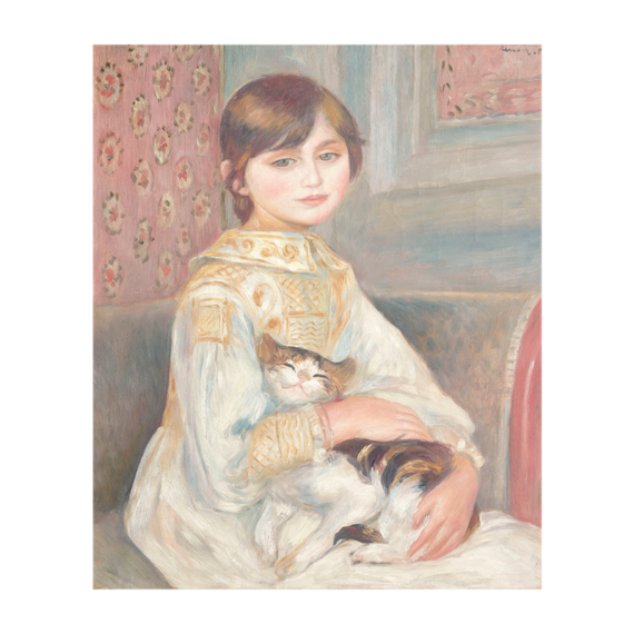 Renoir, Julie Manet képeslap