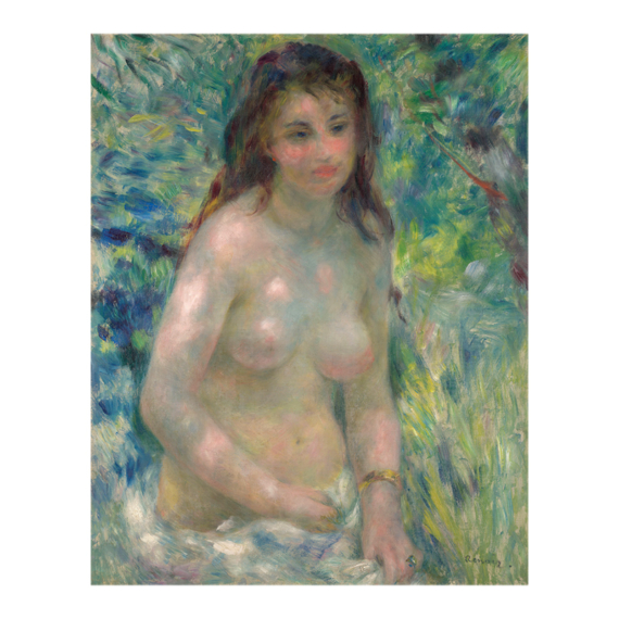 Renoir, Tanulmány. Torzó, napfényhatás képeslap