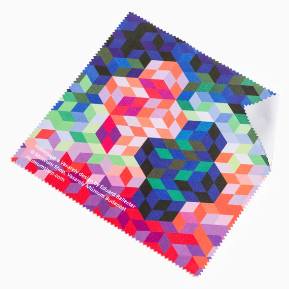 Hommage à Vasarely szemüvegtörlő kendő