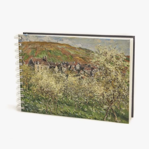 Claude Monet: Virágzó szilvafák spirálfüzet