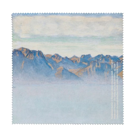 Ferdinand Hodler: A Szavojai-Alpok Chexbres felől szemüvegtörlő kendő