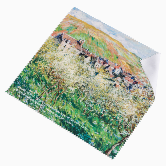 Monet - Virágzó szilvafák szemüvegtörlő kendő