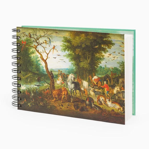 Jan Brueghel - Paradicsomi táj állatokkal spirálfüzet