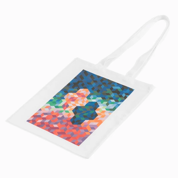 Hommage à Vasarely vászontáska