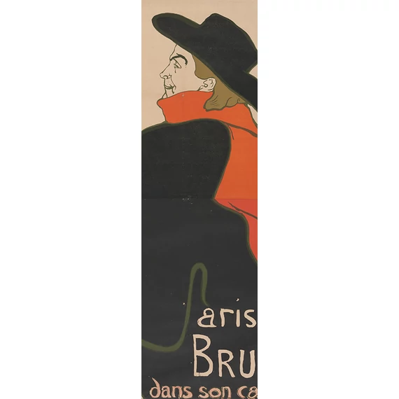 Henri de Toulouse-Lautrec, Aristide Bruant a kabaréjában könyvjelző