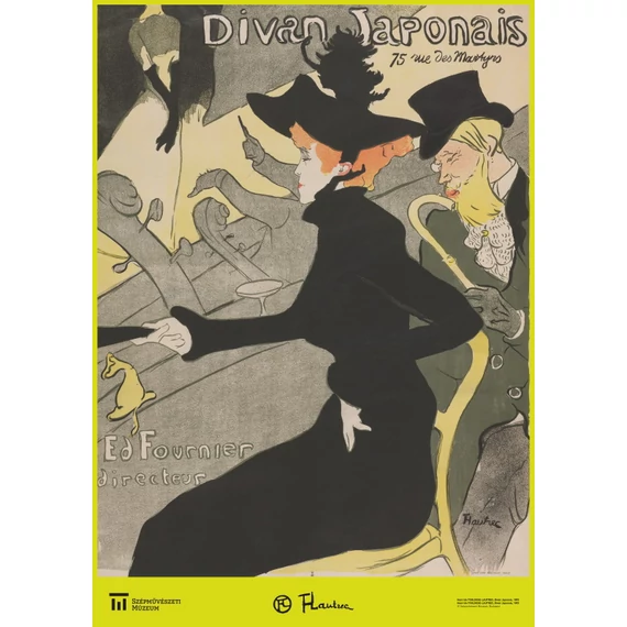 Henri de Toulouse-Lautrec: Divan Japonais plakát