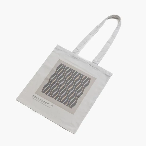 Bridget Riley, Színes szürkék I. vászontáska