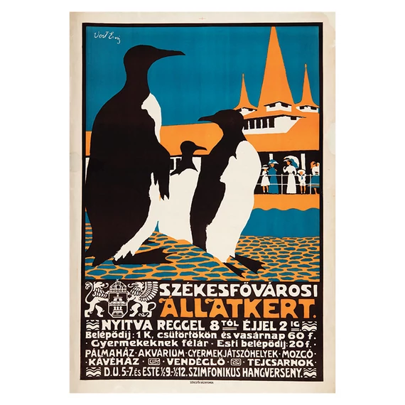 Voit Ervin, Székesfővárosi Állatkert képeslap