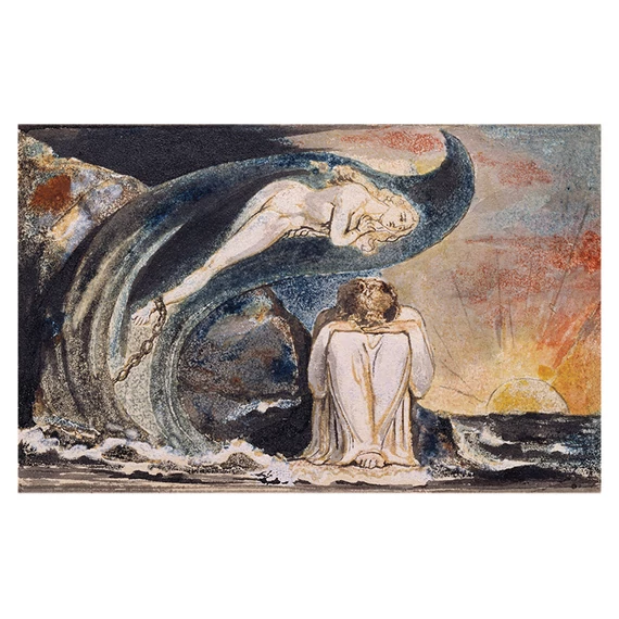 William Blake: Albion leányainak látomásai, 4. lap képeslap