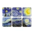 Kép 1/3 - Poháralátét-szett – Van Gogh, The Starry Night