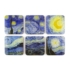 Kép 1/3 - Poháralátét-szett – Van Gogh, The Starry Night