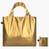 Kép 2/2 - LOQI táska - Metallic, Matt Gold