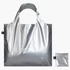 Kép 2/2 - LOQI táska - Metallic, Matt Silver